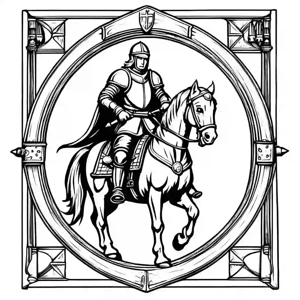 Medieval Battles coloring pages